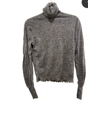Gray Zara Turtleneck Women's Sweater medium
